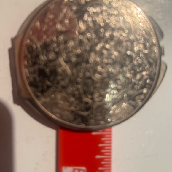 Vintage Silver Compact Mirror - Picture 9 of 9